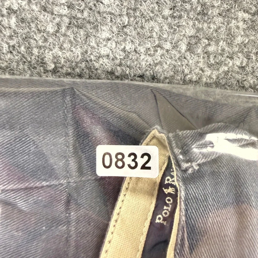 Vintage Ralph Lauren Andrew Pant Men 40x32 (Fits 38x30) Navy Double Pleated